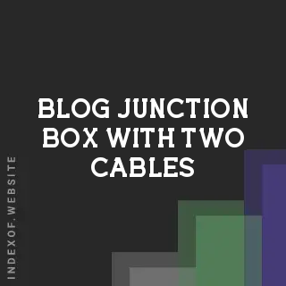How to Add an Outlet to a Junction Box with Two Cables | Logo - Indexof
